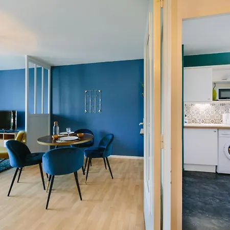 L'idylle : T2 De Standing Avec Parking - Gare/cite Des Congres/lieu Unique Apartment