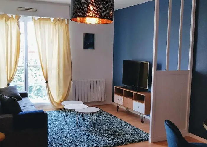 شقة L'idylle : T2 De Standing Avec Parking - Gare/cite Des Congres/lieu Unique نانت